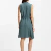 Crepe wrap dress with belt Crepe wrap dress with belt