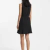 Crepe wrap dress with belt Crepe wrap dress with belt