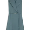 Crepe wrap dress with belt Crepe wrap dress with belt