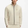 Crest-logo sweatshirt in a relaxed fit