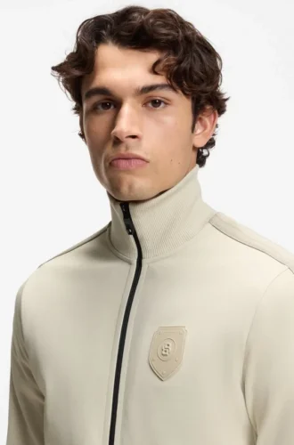 Crest-logo sweatshirt in a relaxed fit