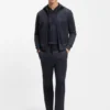 Crest-logo sweatshirt in a relaxed fit