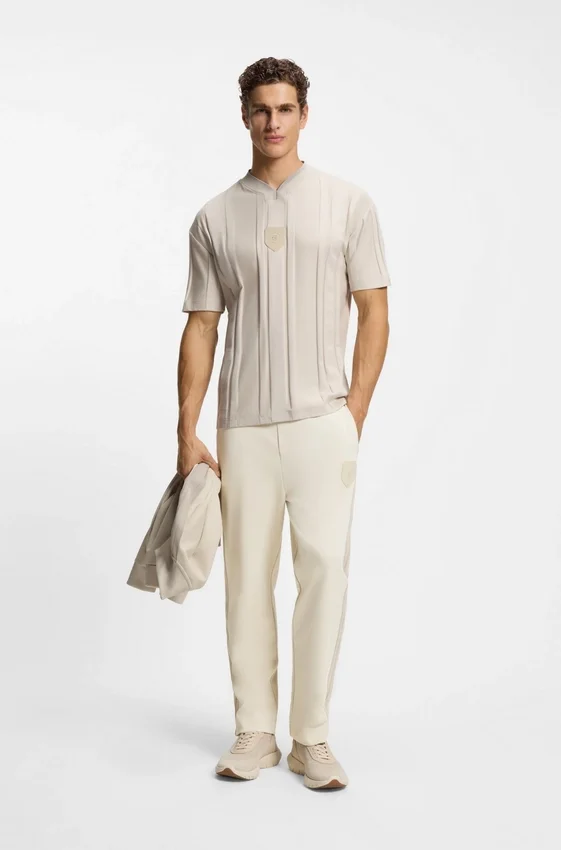 Crest-logo tracksuit bottoms in a regular fit Crest-logo tracksuit bottoms in a regular fit