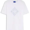 Crew-neck T-shirt in breathable cotton