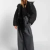 Crinkle-fabric jacket in a regular fit