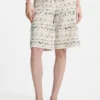 Cropped relaxed-fit trousers in striped cotton-blend tweed Cropped relaxed-fit trousers in striped cotton-blend tweed
