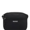 Crossbody bag with contrast logo print