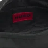 Crossbody bag with contrast logo print