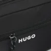 Crossbody bag with contrast logo print