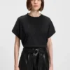 Crystal-artwork T-shirt in cotton jersey