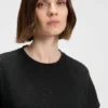 Crystal-artwork T-shirt in cotton jersey