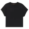 Crystal-artwork T-shirt in cotton jersey