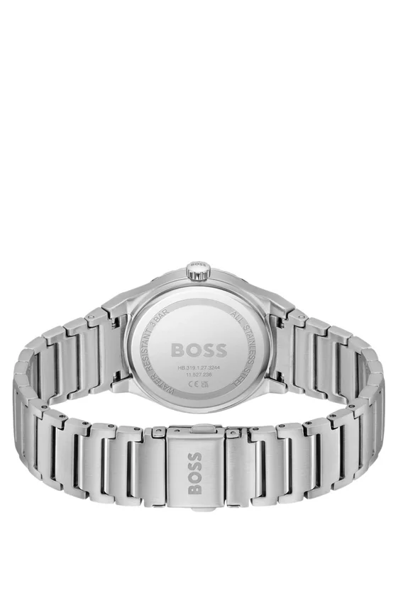 Crystal-index watch with pink dial Crystal-index watch with pink dial
