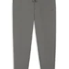 Cuffed sweatpants in cotton terry with logo print