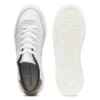 Cupsole sneakers with gold-printed logo