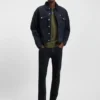 Dark-blue extra-slim-fit jeans in stretch denim