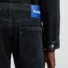 Dark-blue extra-slim-fit jeans in stretch denim