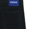 Dark-blue extra-slim-fit jeans in stretch denim