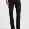 Dark-blue slim-fit jeans in stretch denim
