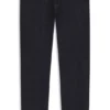 Dark-blue slim-fit jeans in stretch denim