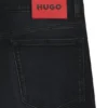Dark-blue slim-fit jeans in stretch denim