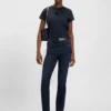 Deep-blue slim-fit jeans in stretch denim Deep-blue slim-fit jeans in stretch denim