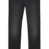 Delaware black slim-fit jeans in stretch denim