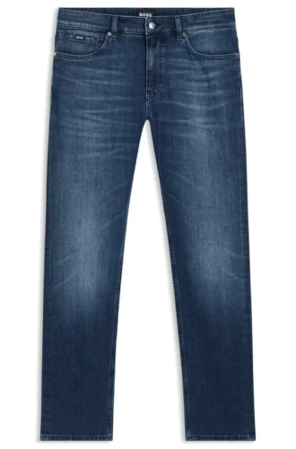 Delaware blue slim-fit jeans in comfort-stretch denim