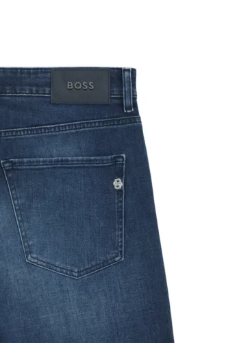 Delaware blue slim-fit jeans in comfort-stretch denim