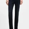 Delaware blue slim-fit jeans in knitted denim