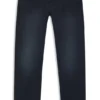 Delaware blue slim-fit jeans in knitted denim