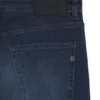Delaware blue slim-fit jeans in knitted denim