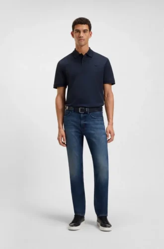 Delaware blue slim-fit jeans in mechanical-stretch denim