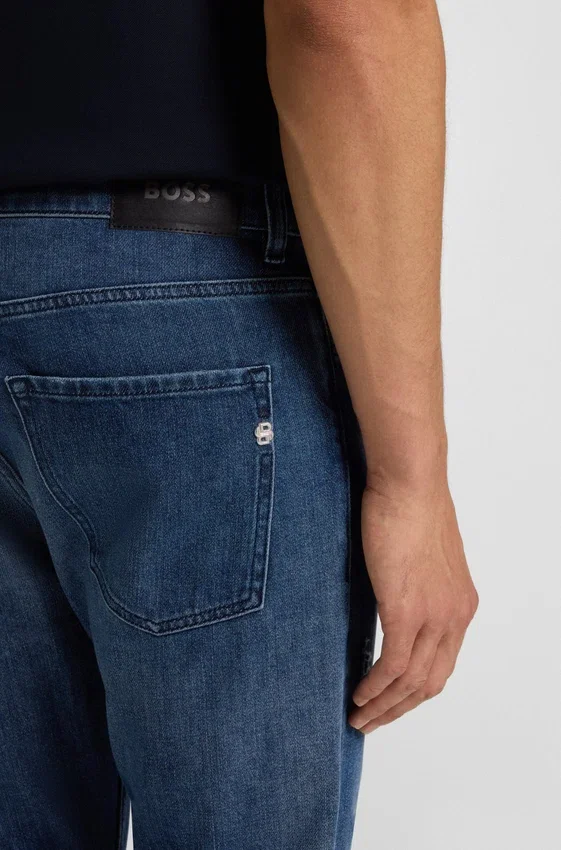Delaware blue slim-fit jeans in mechanical-stretch denim Delaware blue slim-fit jeans in mechanical-stretch denim
