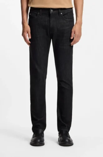 Delaware blue slim-fit jeans in wrinkle-resistant denim Delaware blue slim-fit jeans in wrinkle-resistant denim