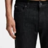 Delaware blue slim-fit jeans in wrinkle-resistant denim