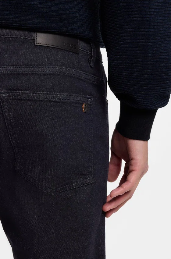 Delaware dark-blue slim-fit jeans in soft-motion denim Delaware dark-blue slim-fit jeans in soft-motion denim