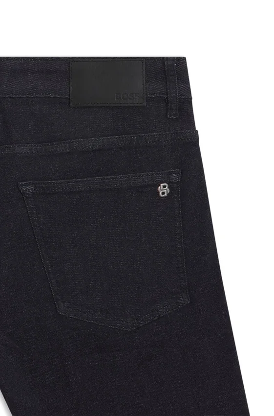 Delaware dark-blue slim-fit jeans in soft-motion denim Delaware dark-blue slim-fit jeans in soft-motion denim