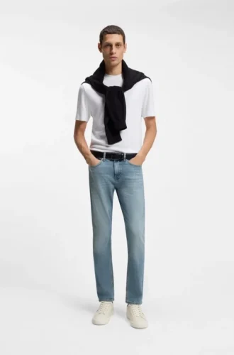 Delaware slim-fit jeans in blue comfort-stretch denim Delaware slim-fit jeans in blue comfort-stretch denim