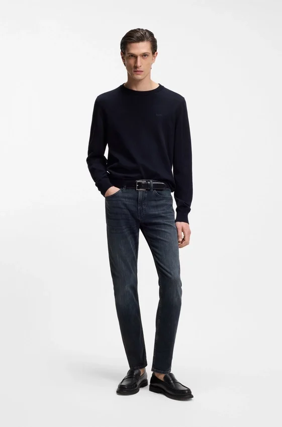 Delaware slim-fit jeans in blue mechanical-stretch denim Delaware slim-fit jeans in blue mechanical-stretch denim