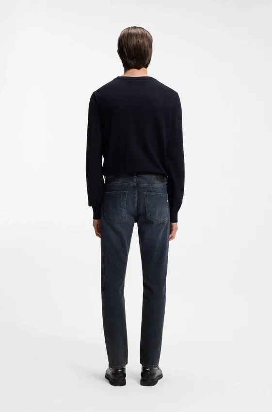 Delaware slim-fit jeans in blue mechanical-stretch denim Delaware slim-fit jeans in blue mechanical-stretch denim