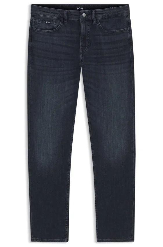 Delaware slim-fit jeans in blue mechanical-stretch denim Delaware slim-fit jeans in blue mechanical-stretch denim