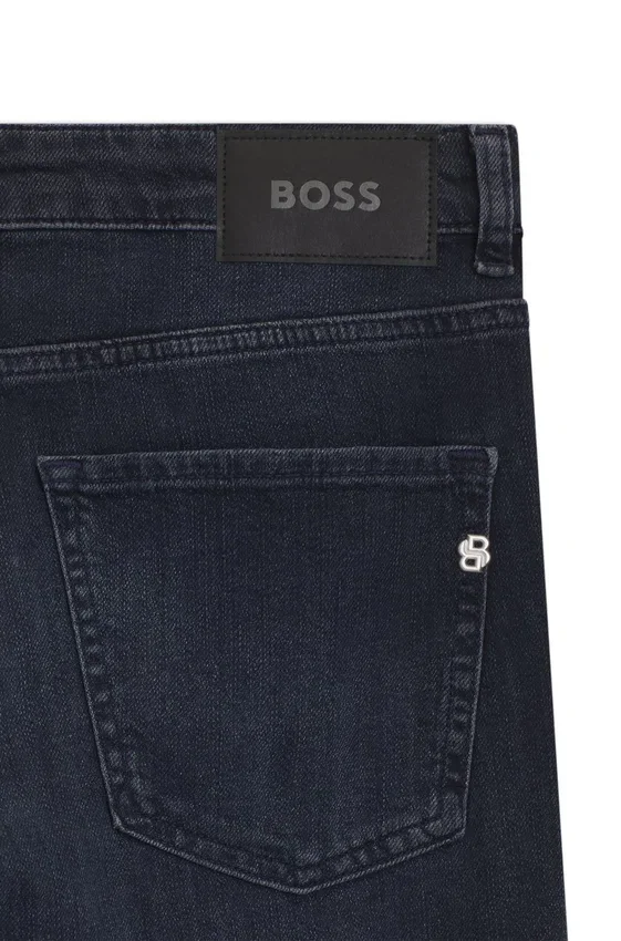Delaware slim-fit jeans in blue mechanical-stretch denim Delaware slim-fit jeans in blue mechanical-stretch denim