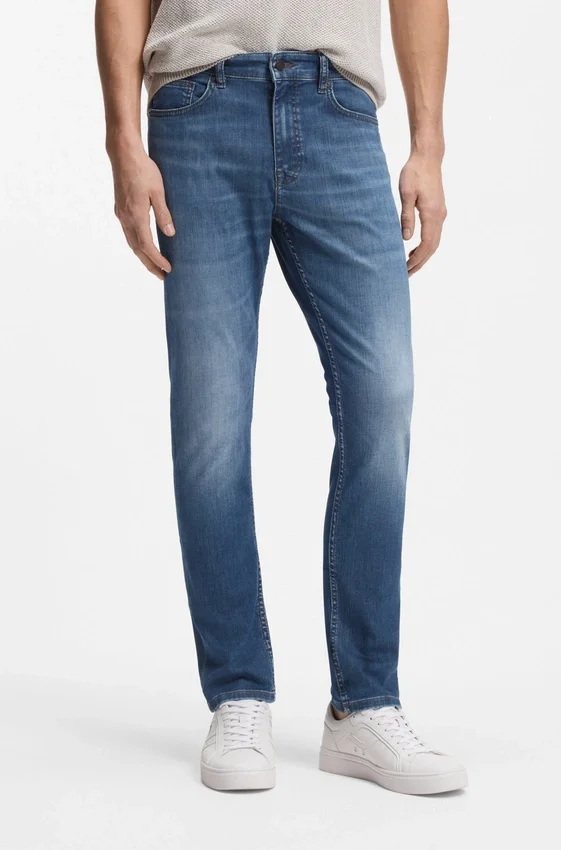 Delaware slim-fit jeans in blue soft-motion denim Delaware slim-fit jeans in blue soft-motion denim