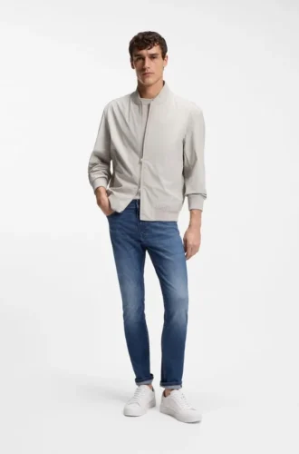 Delaware slim-fit jeans in blue soft-motion denim