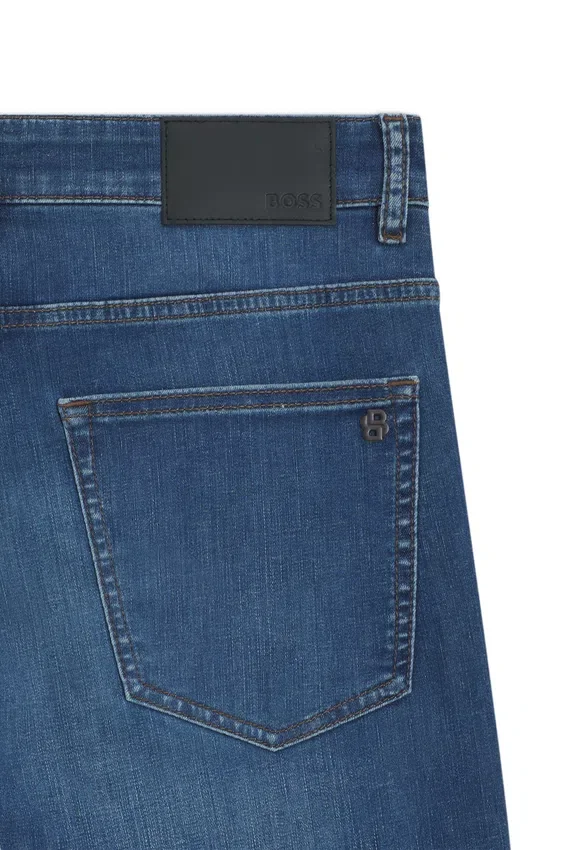 Delaware slim-fit jeans in blue soft-motion denim Delaware slim-fit jeans in blue soft-motion denim