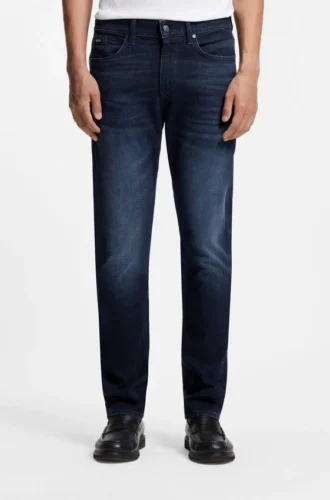 Delaware slim-fit jeans in dark-blue stretch denim Delaware slim-fit jeans in dark-blue stretch denim