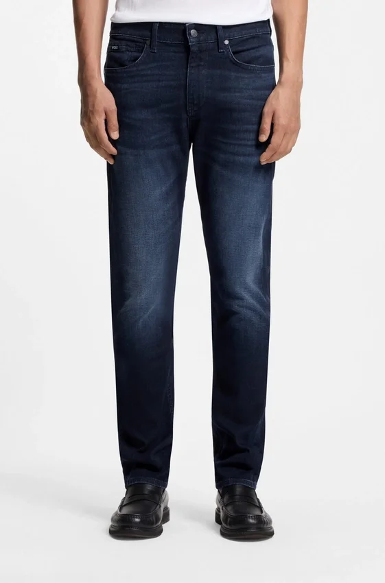Delaware slim-fit jeans in dark-blue stretch denim Delaware slim-fit jeans in dark-blue stretch denim