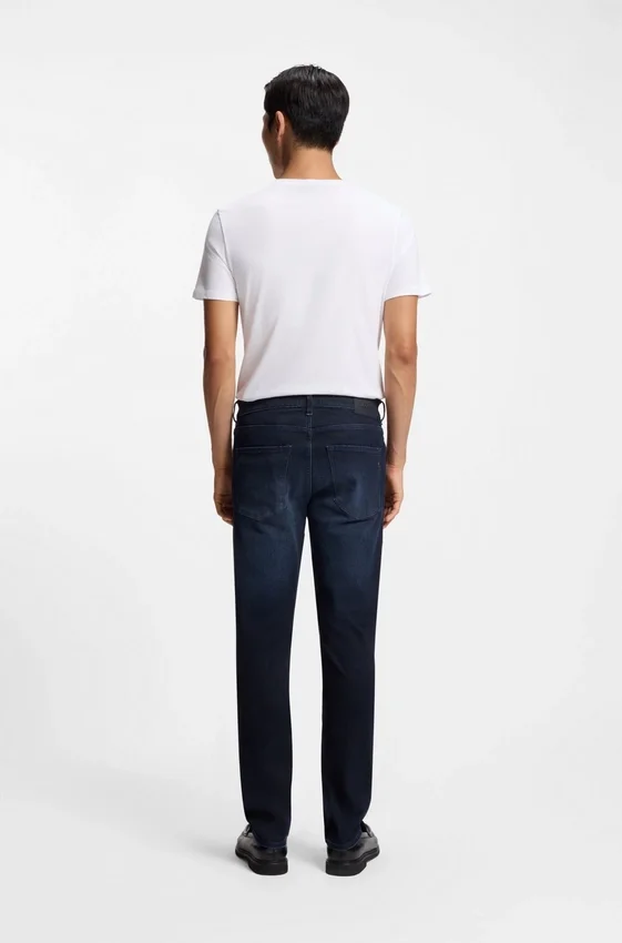 Delaware slim-fit jeans in dark-blue stretch denim Delaware slim-fit jeans in dark-blue stretch denim