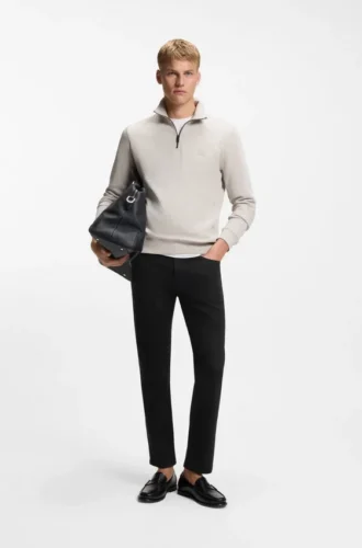 Delaware Slim-fit jeans in stay-black comfort-stretch denim